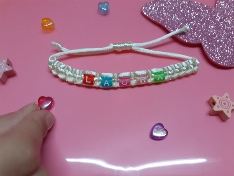 Pulseira personalizada com nome