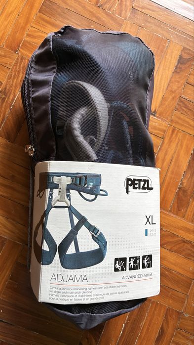(Novo) Arnes de escalada PETZL Adjama azul