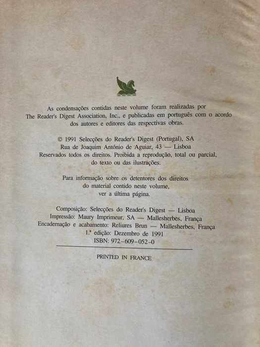 Livros Condensados Reader's Digest [títulos na descrição]