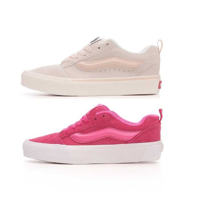 Женские кеды Vans KNU Skool Pastels Pink VN0009QCPNK ванс кну скул