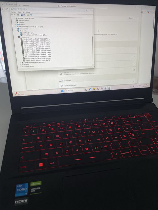 Portátil MSI 15.6" GF63 Thin 11SC-647XPT - Gaming