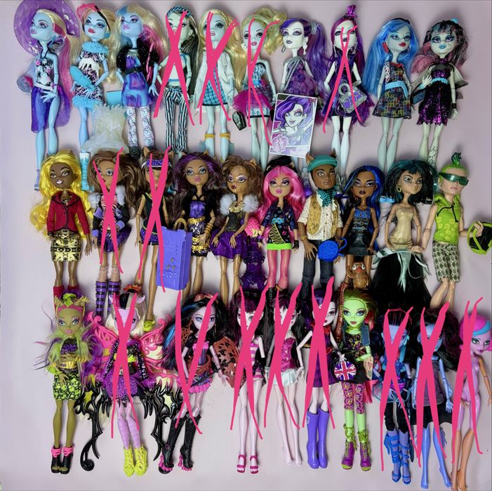 Монстер Хай ляльки Monster High