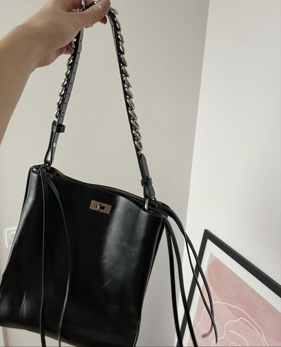 Сумка чорна ZARA