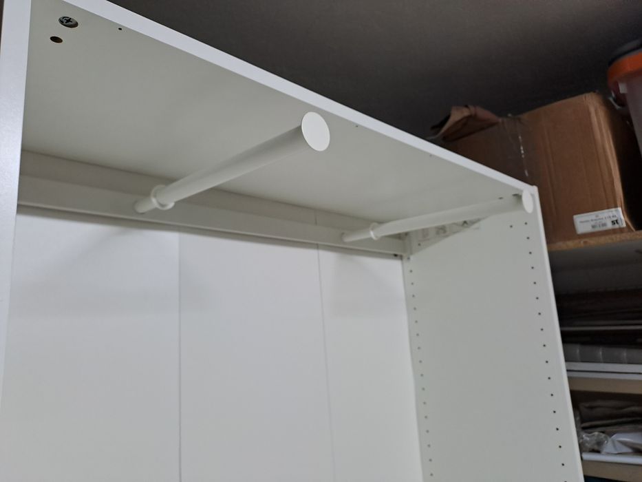 Movel Ikea - Estrutura pax em branco com  3 gavetas