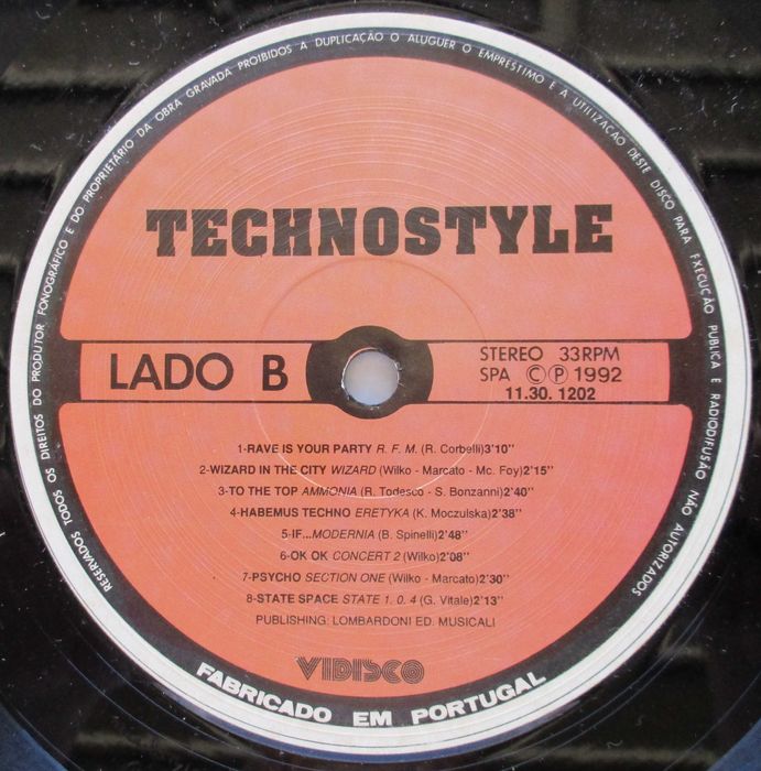 Technostyle Compilation - - - - - Vários  - - - - - LP