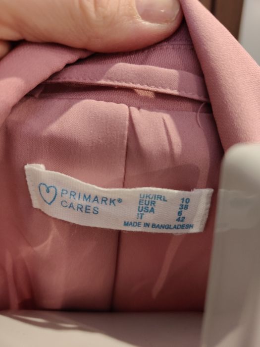 Żakiet, marynarka różowa rozm. 38