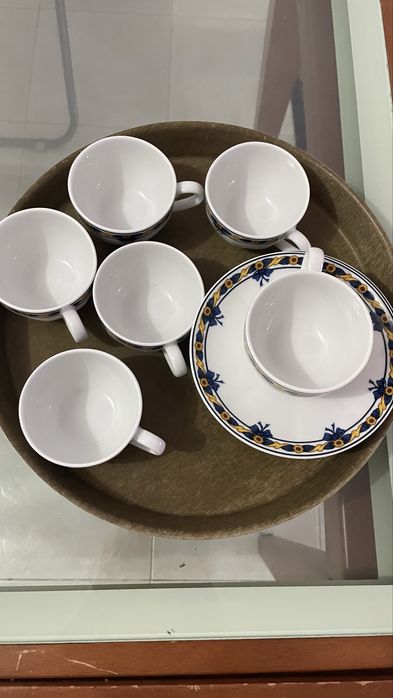 Serviço café tipo Castelo Branco da Vista Alegre