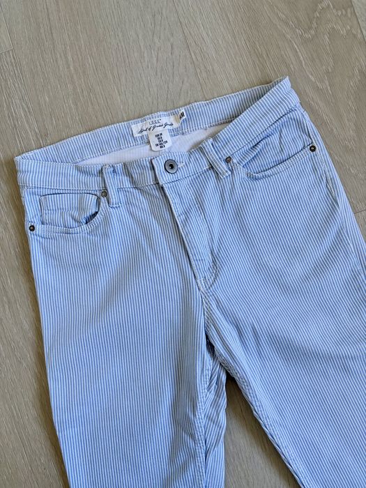 Spodnie w paski jeansy skinny rurki H&M rozmiar M