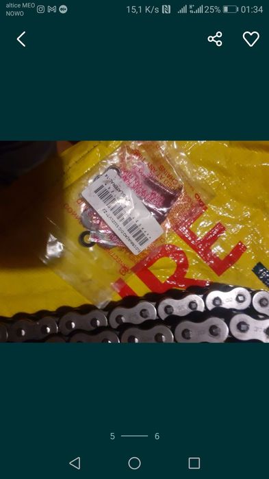 Corrente Orings nova