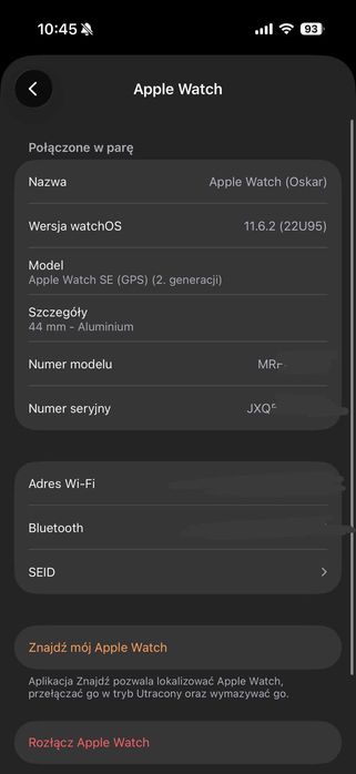 Apple Watch SE 2gen GPS 44mm
