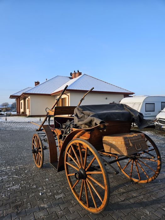 Bryczka na konia,  powóz konny