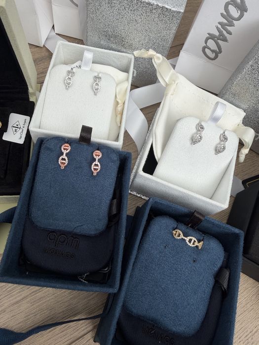 Сережки chanel lux