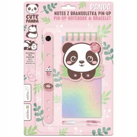Notes Z Bransoletką Panda. Nowy Produkt