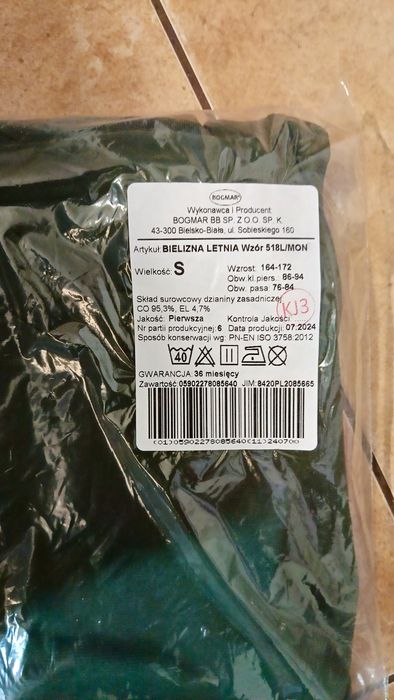 Bielizna letnia wojskowa