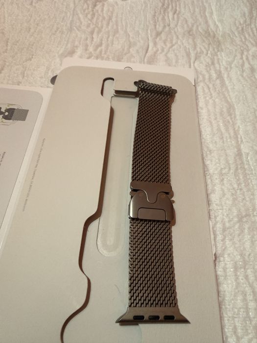 Bracelete Apple Watch Ultra Titanium Milanese Loop L