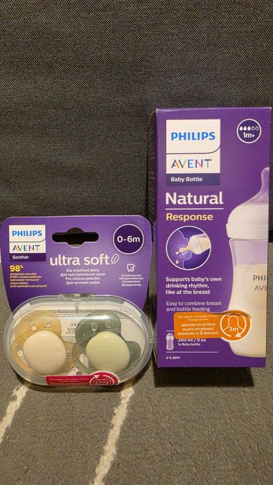 Smoczek butelka etui Philips Lovi 0 do 6 miesiąca