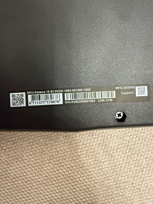 MSI Katana 15 B13V | i7 | RTX 4070 8GB | 16GB DDR5 | 144Hz | Новенький