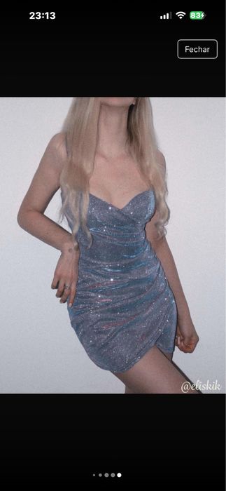 Vestido shop cider brilhante