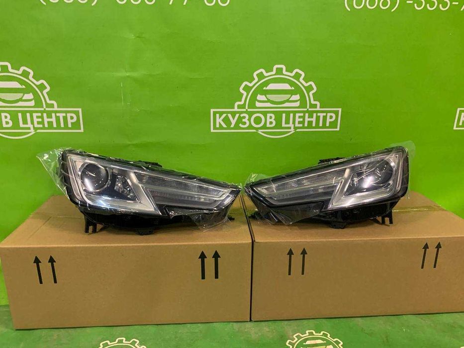 Фара Audi A4 B9 2015-2019 ксенон Xenon, фари Ауді А4 Б9, фары Ауди А4 Б9, ліва або права, нова, решітка Audi A4 B9, бампер Audi A4 B9