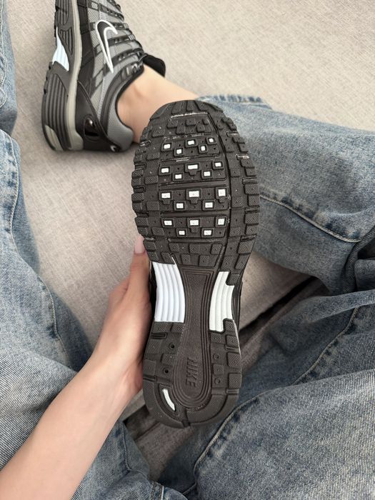 Кросівки Nike P-6000 Grey/Black premium | Кроссовки Найк жіночі чоловічі