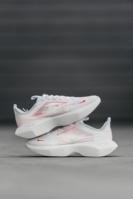 Nike Vista Lite White Red 36-41р найк найлегші дихаючі кросівки