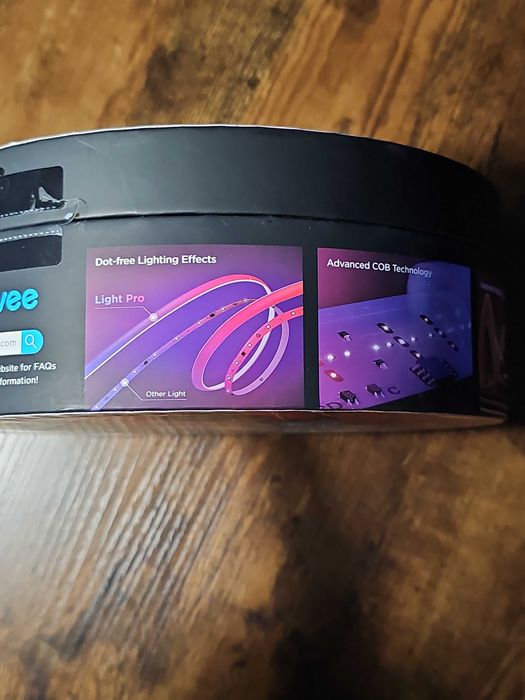 Govee H61E5 COB Strip Lights Pro 3m Taśma LED WiFi Bluetooth, RGBICW