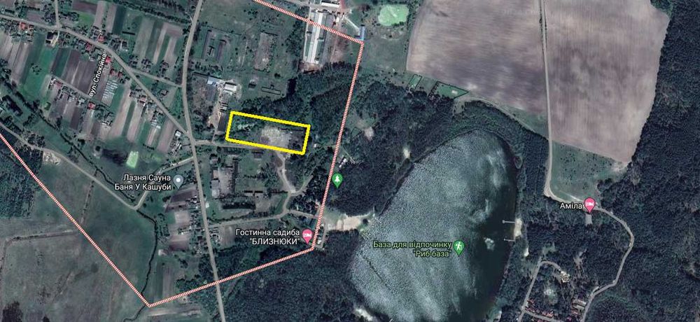 Продам участок возле озера, Волынская обл., с. Соловичи, СОБСТВЕННИК