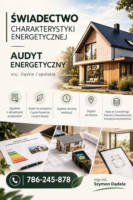Świadectwa Charakterystyki Energetycznej |  Audyty Energetyczne