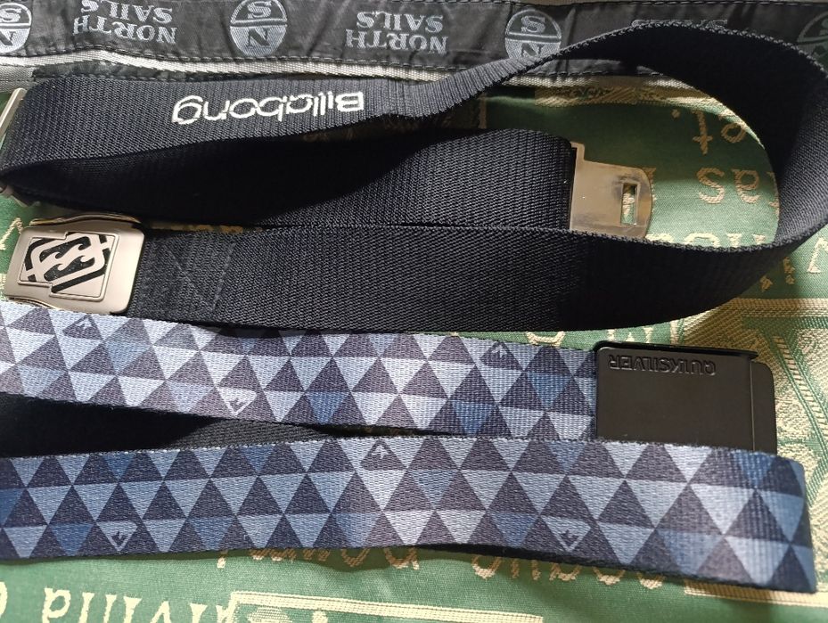 Ремни пояс трекінг спорт Quiksilver,Billabong,North sails,Adidas