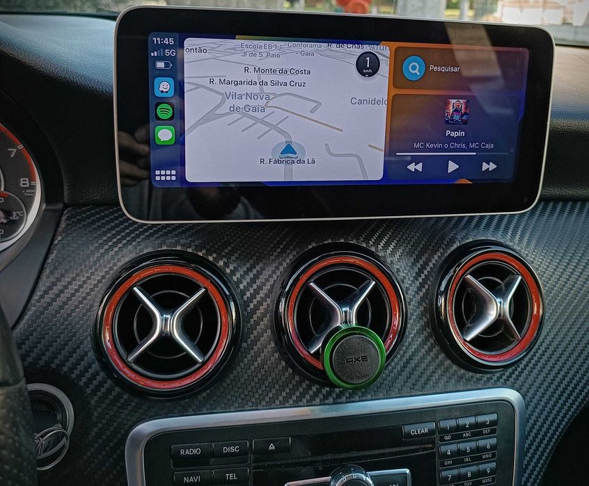 (NOVO) Rádio 2DIN Android 10.25" • Mercedes CLASSE A (W176) • [4+64GB]