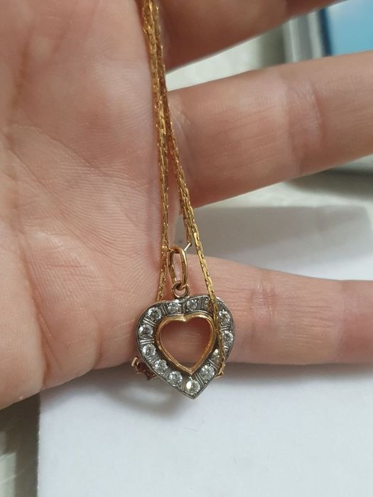 Золотая цепочка с кулончиком