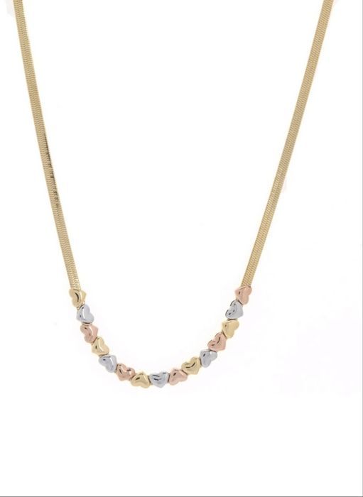 Colar Coracoes Delicate