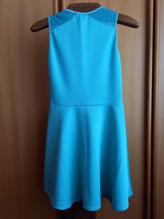 (NOVO, PORTES GRÁTIS) GABRINES®: Vestido Curto em Verde-Água