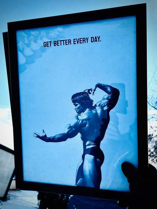 Plakat Motywacja Arnold Obraz Poster Siłownia