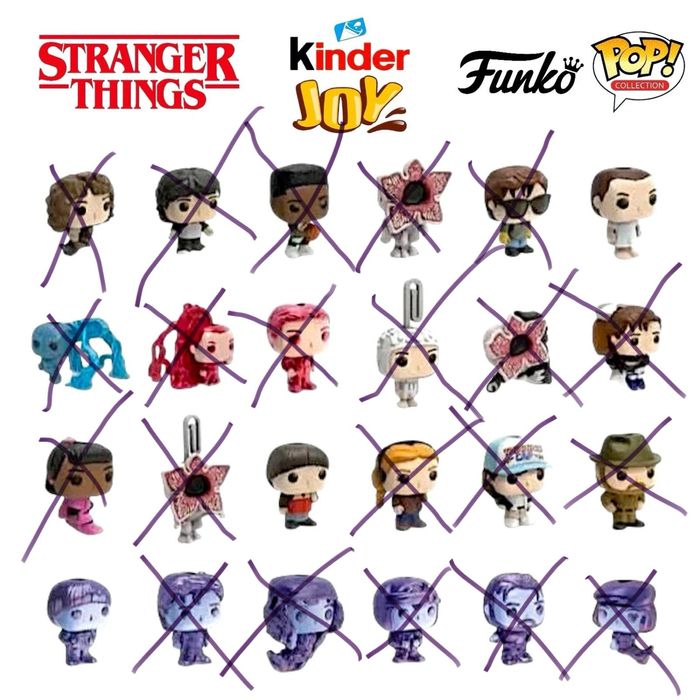 figurka stranger things kinder