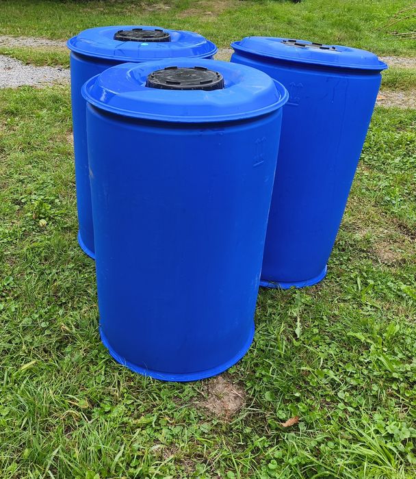 Beczki beczka 220l po spożywce na kiszonki zboże deszczówkę itp