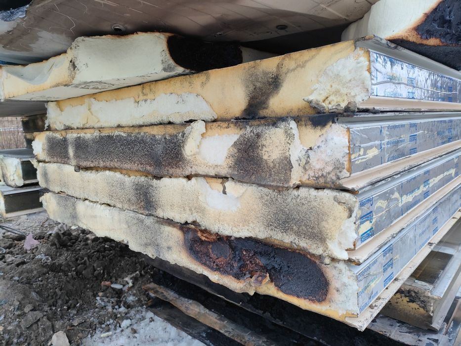 Płyta warstwowa  PIR 10cm . 850m2