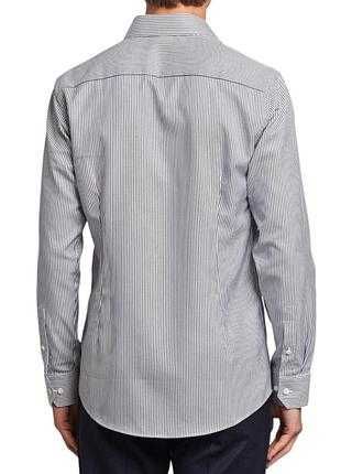 Сорочка чоловіча класична бавовняна довгий рукав eton у смужку L