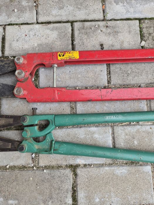 Nożyce zestaw do cięcia prętów drutów blachy duże