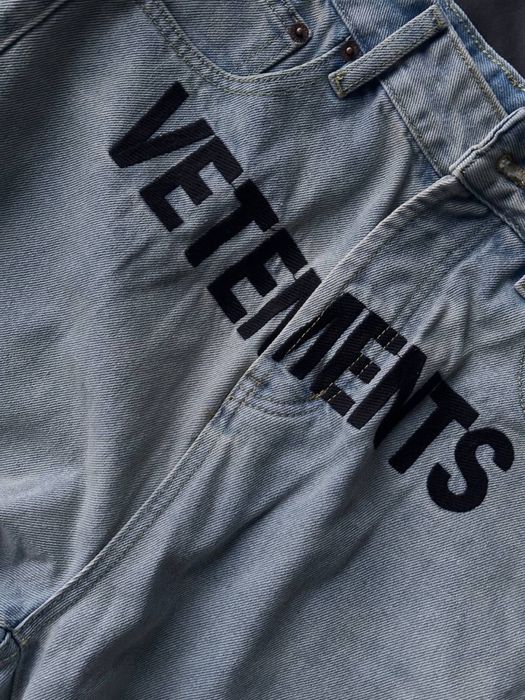 Акція!  Джинси Vetements | Широкі блакитні штани | Baggy Ветеменс