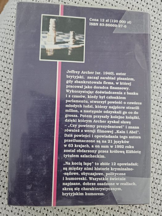 J. Archer - "Na kocią łapę"