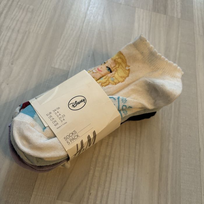 Stopki dziewczęce H&M 5 pak 34/36