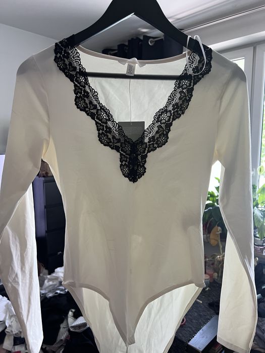 H&M body koronka nowe M