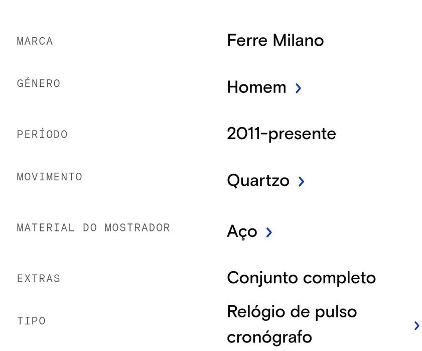 Relógio Suiço Ferrer Milano
