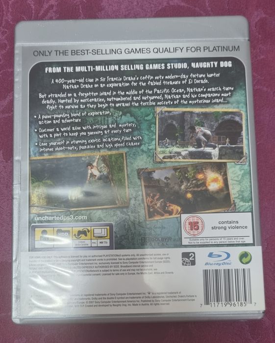 PS3 - Uncharted: Drake's Fortune + Uncharted: Amond Thieves