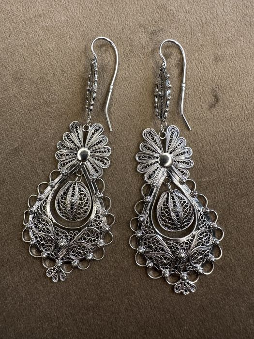 Brincos de Princesa em prata