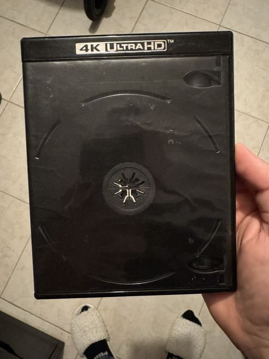 Capa vazia para bluray 4k