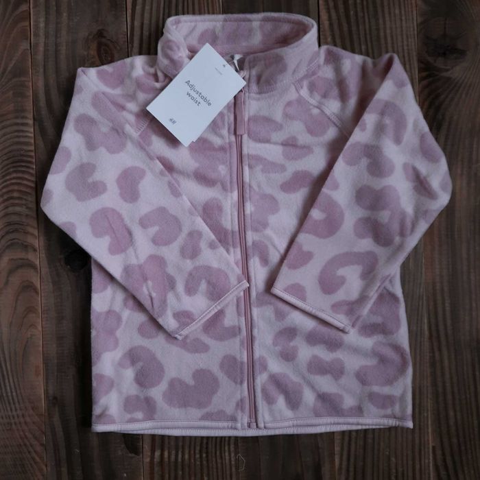 Новий флісовий костюм H&M на 2-3 роки 98 рожевий фліс спортивний