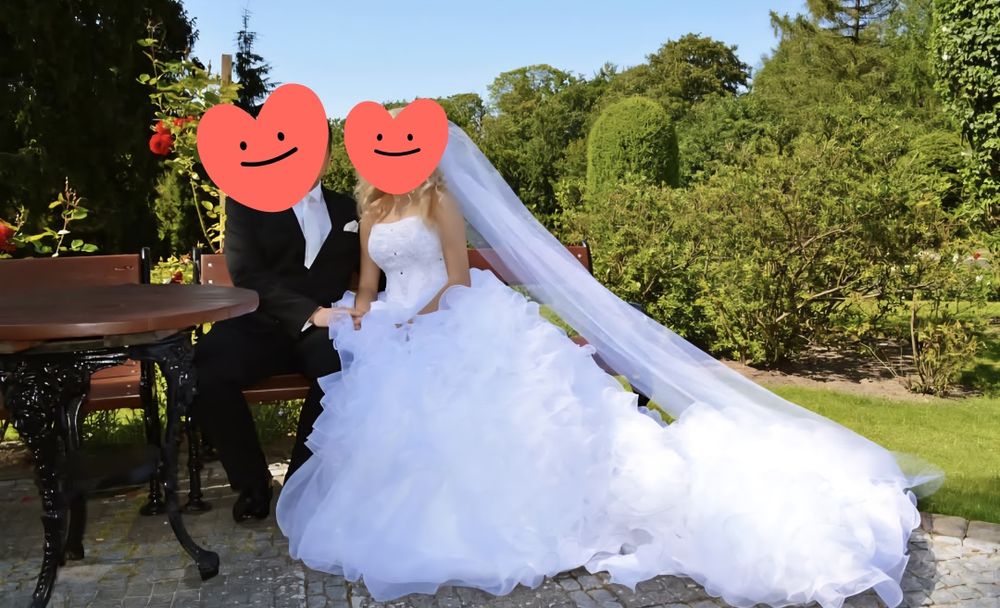 Piękna suknia ślubna