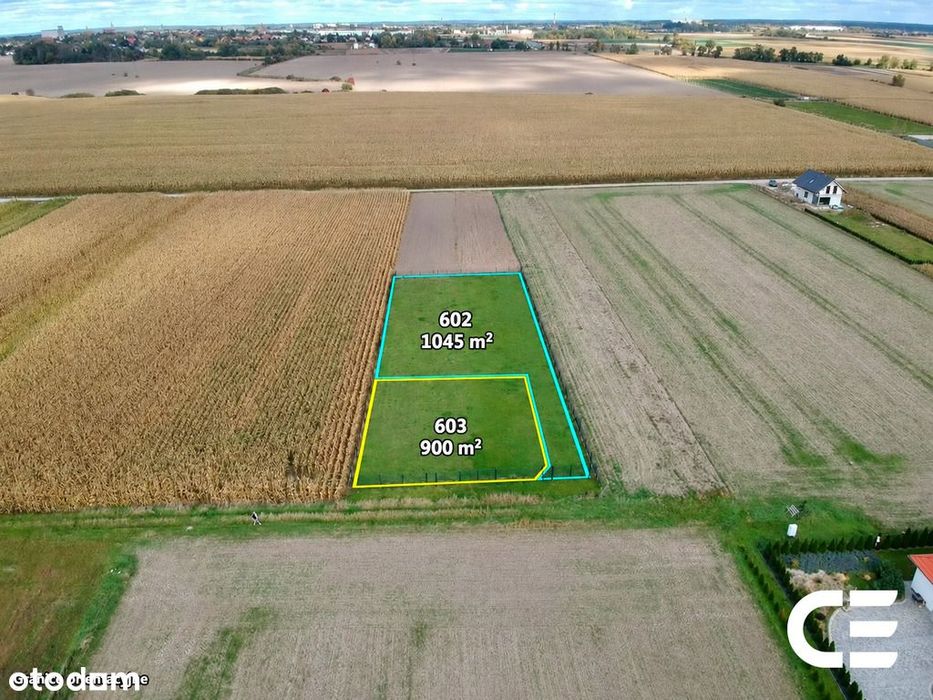 Bystre | 2 działki budowlane | 1046 m² i 900 m²